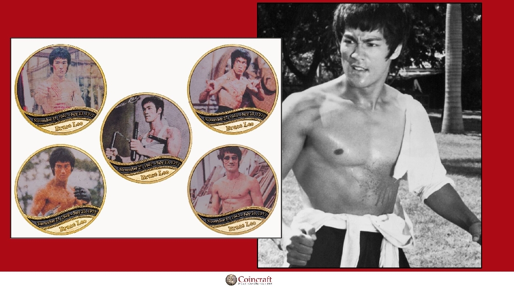 Medal Dedicated to Bruce Lee (former actor) - Coincraft